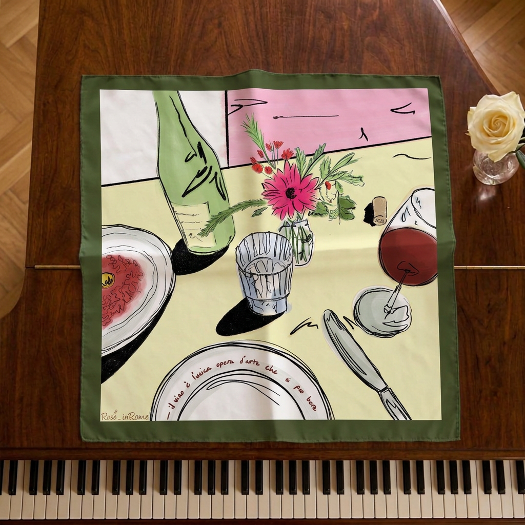 Cotton scarf- Dinner party