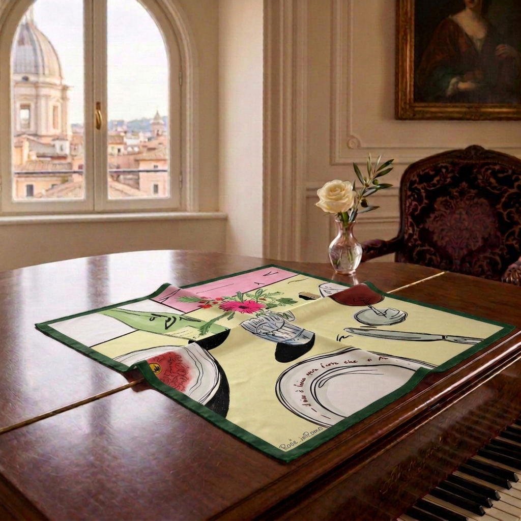 Cotton scarf- Dinner party