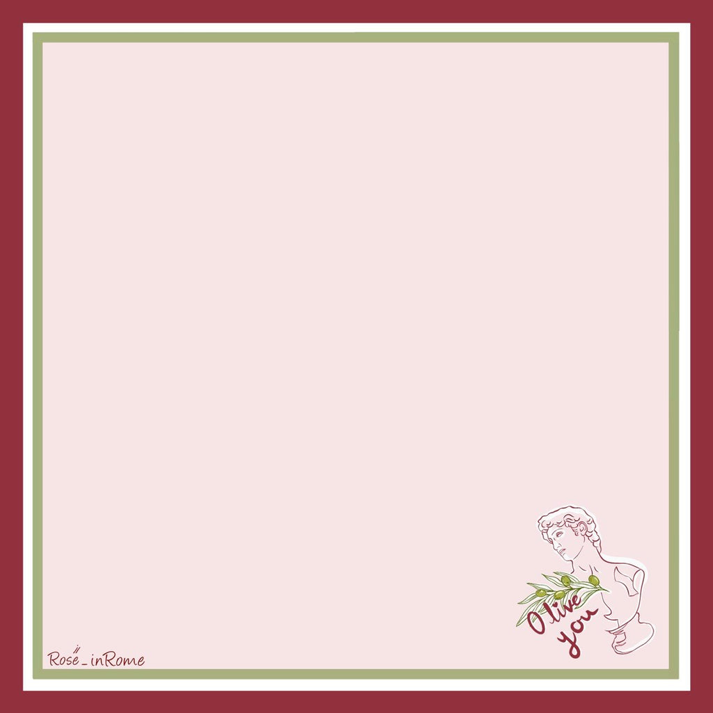 Cotton scarf - O live you