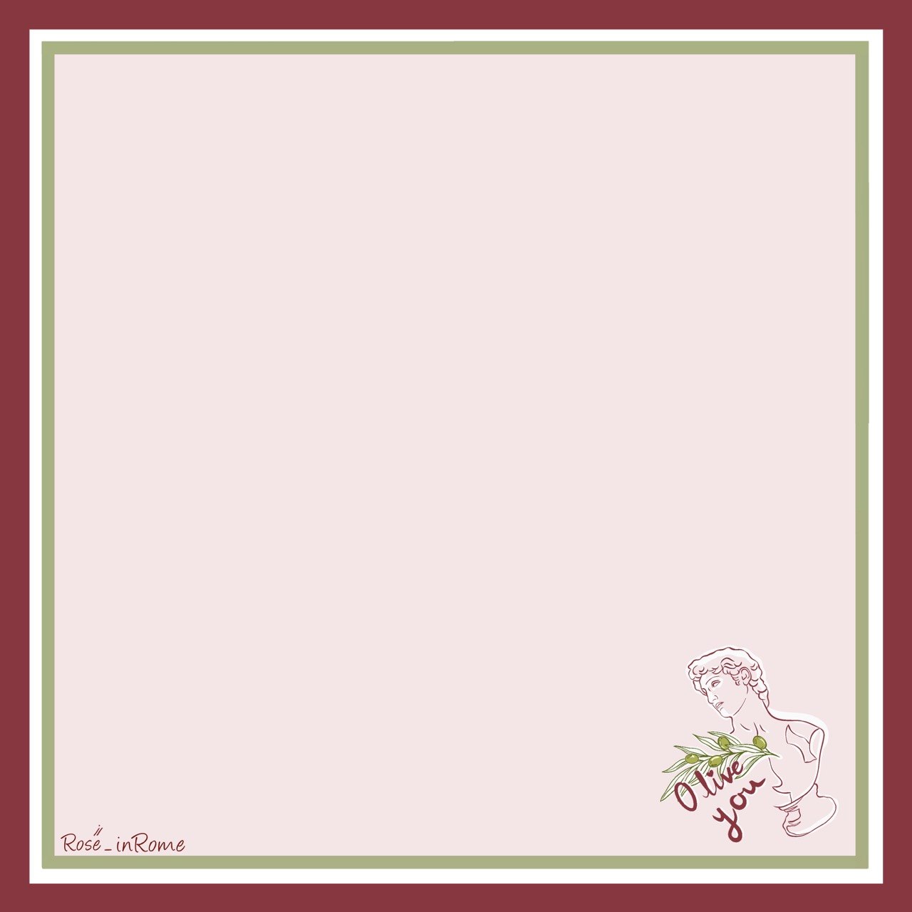 Cotton scarf - O live you