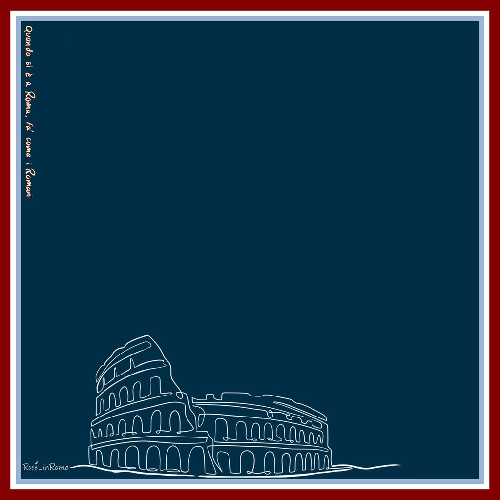Cotton scarf - The Colosseum