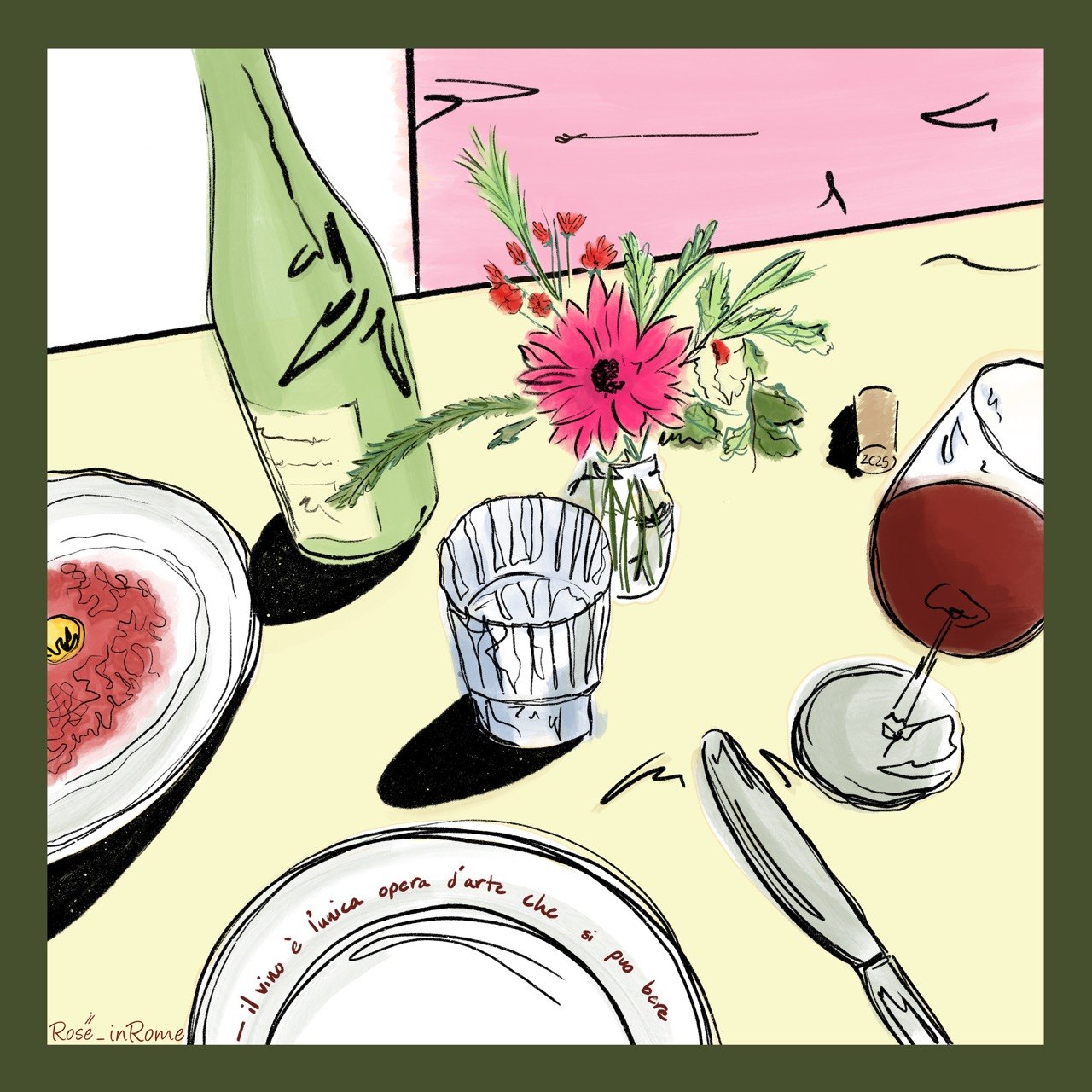 Cotton scarf- Dinner party